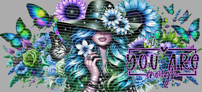 16oz Sunflower Girl-SU-326